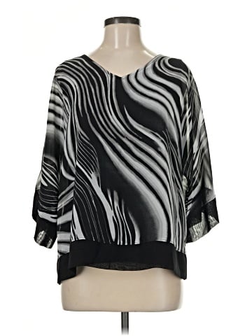 Easywear by Chico's 3/4 Sleeve Blouse (view 1)