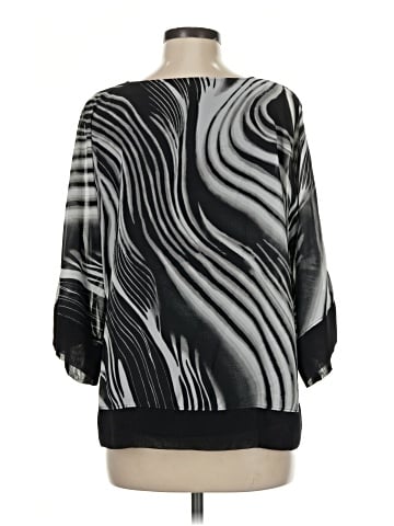 Easywear by Chico's 3/4 Sleeve Blouse (view 2)