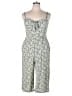 AUW Paisley Green Jumpsuit Size 1X - photo 1