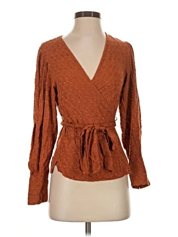 BCBGMAXAZRIA Long Sleeve Blouse (view 1)