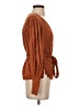 BCBGMAXAZRIA Brown Long Sleeve Blouse Size XS - photo 4