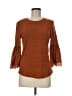 Listicle 100% Polyester Brown 3/4 Sleeve Top Size M - photo 1