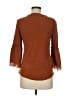 Listicle 100% Polyester Brown 3/4 Sleeve Top Size M - photo 2