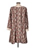 Allison Brittney 100% Polyester Paisley Brown Casual Dress Size L - photo 2