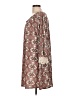 Allison Brittney 100% Polyester Paisley Brown Casual Dress Size L - photo 5