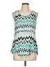 Dept222 Teal Sleeveless Blouse Size L - photo 1