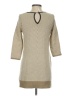 Mud Pie 100% Acrylic Chevron-herringbone Tan Casual Dress Size S - photo 2