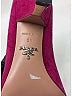 Prada Color Block Burgundy Heels Size EU 38 - photo 6
