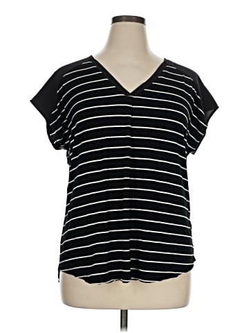 Adrienne Vittadini Short Sleeve Henley (view 1)