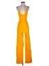 Lovers + Friends Solid Yellow Jumpsuit Size XS - photo 1