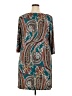 Roz & Ali Paisley Teal Casual Dress Size 2X - photo 2