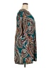 Roz & Ali Paisley Teal Casual Dress Size 2X - photo 4