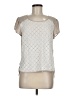 Lauren Conrad 100% Polyester Ivory Short Sleeve Top Size M - photo 1