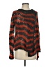 guinevere Chevron-herringbone Red Pullover Sweater Size XS - photo 1