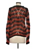 guinevere Chevron-herringbone Red Pullover Sweater Size XS - photo 2