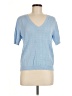 Splendid Blue Short Sleeve Top Size M - photo 1