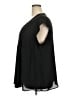 DR2 100% Polyester Black Short Sleeve Blouse Size 3X - photo 5