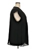 DR2 100% Polyester Black Short Sleeve Blouse Size 3X - photo 4