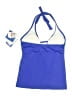 Nautica Color Block Blue Swimsuit Top Size 4 - photo 2