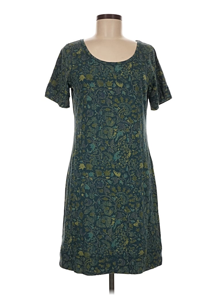 Pre-owned Peruvian Connection Casual Dress In Teal