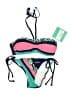 Seekers Australia Graphic Green Two Piece Swimsuit Size 6 - photo 1