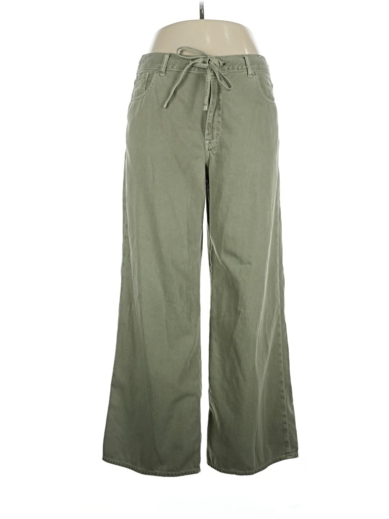 Pre-owned Madewell Casual Pants In Green