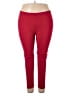 Zenana Solid Red Active Pants Size 3X - photo 1