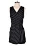 White House Black Market Stripes Black Romper Size 6 - photo 1
