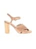 Soludos 100% Leather Tan Sandals Size 8 - photo 1