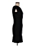 Derek Heart Solid Black Cocktail Dress Size M - photo 4