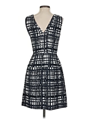 Madewell Midnight Dress in Brushstroke Plaid (view 2)