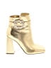 Jessica Simpson Gold Ankle Boots Size 7 1/2 - photo 1