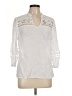 Unique Spectrum White 3/4 Sleeve Blouse Size L - photo 1