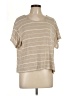 Max Studio Tan Short Sleeve T-Shirt Size L - photo 1