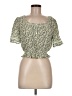 rue21 100% Rayon Green Short Sleeve Top Size M - photo 1
