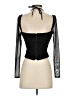 Self-Portrait Black Long Sleeve Top Size 0 - photo 2