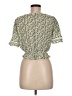rue21 100% Rayon Green Short Sleeve Top Size M - photo 2