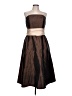 Bill Levkoff 100% Polyester Brown Cocktail Dress Size 12 - photo 1