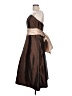Bill Levkoff 100% Polyester Brown Cocktail Dress Size 12 - photo 5