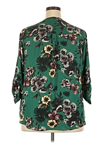 Torrid 3/4 Sleeve Blouse (view 2)