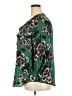 Torrid Floral Green 3/4 Sleeve Blouse Size 2X Plus (2) - photo 5