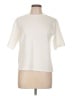 Massimo Dutti Ivory Short Sleeve Top Size L - photo 1