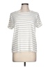 Green Envelope Stripes Ivory Short Sleeve T-Shirt Size L - photo 1