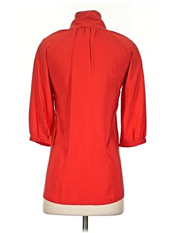 Hunter Dixon 3/4 Sleeve Silk Top (view 2)