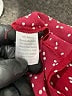 Monday Fun 100% Polyester Red Short Sleeve Blouse Size S - photo 8