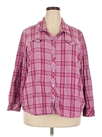 Blair 3/4 Sleeve Button-Down Shirt (view 1)