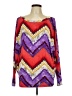 Cezanne Purple Long Sleeve Blouse Size L - photo 1