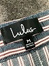 Lulus 100% Rayon Stripes Gray Casual Skirt Size M - photo 4