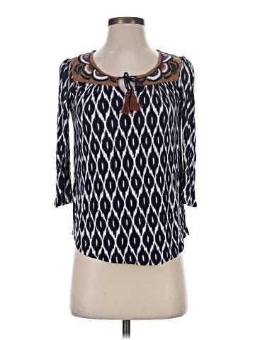 A Common Thread 3/4 Sleeve Blouse (view 1)