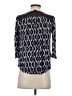 A Common Thread 100% Rayon Blue 3/4 Sleeve Blouse Size XS - photo 2